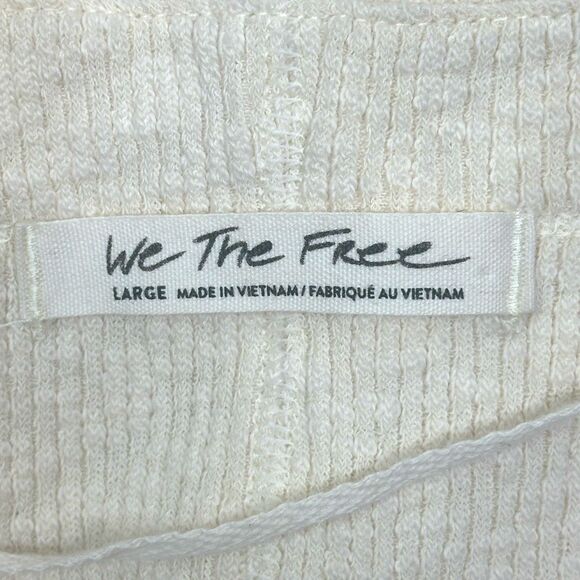 We The Free x Free People Lupine Tee - Size Large - Sugar Cookie - Picture 5 of 5